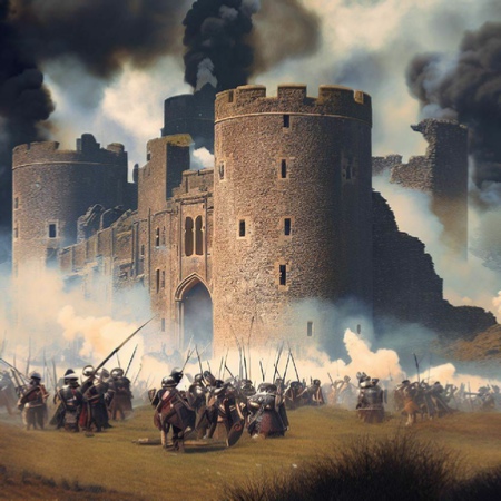 Castle Siege: Image created using Bing AI / DALL-E